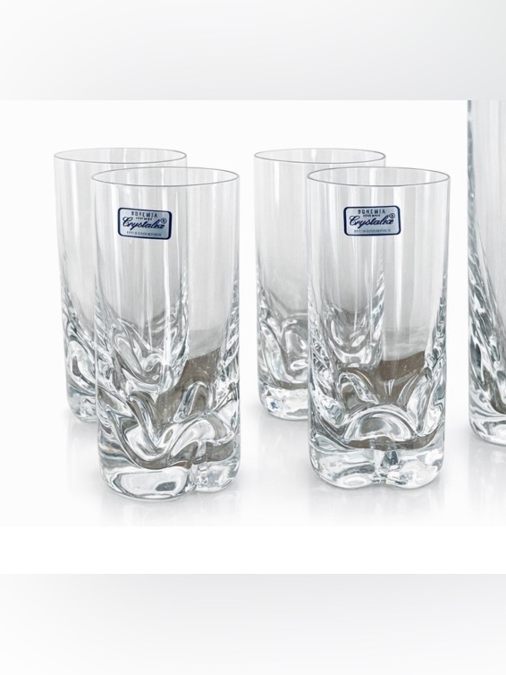 Clear Highball Glasses - Set of 4
